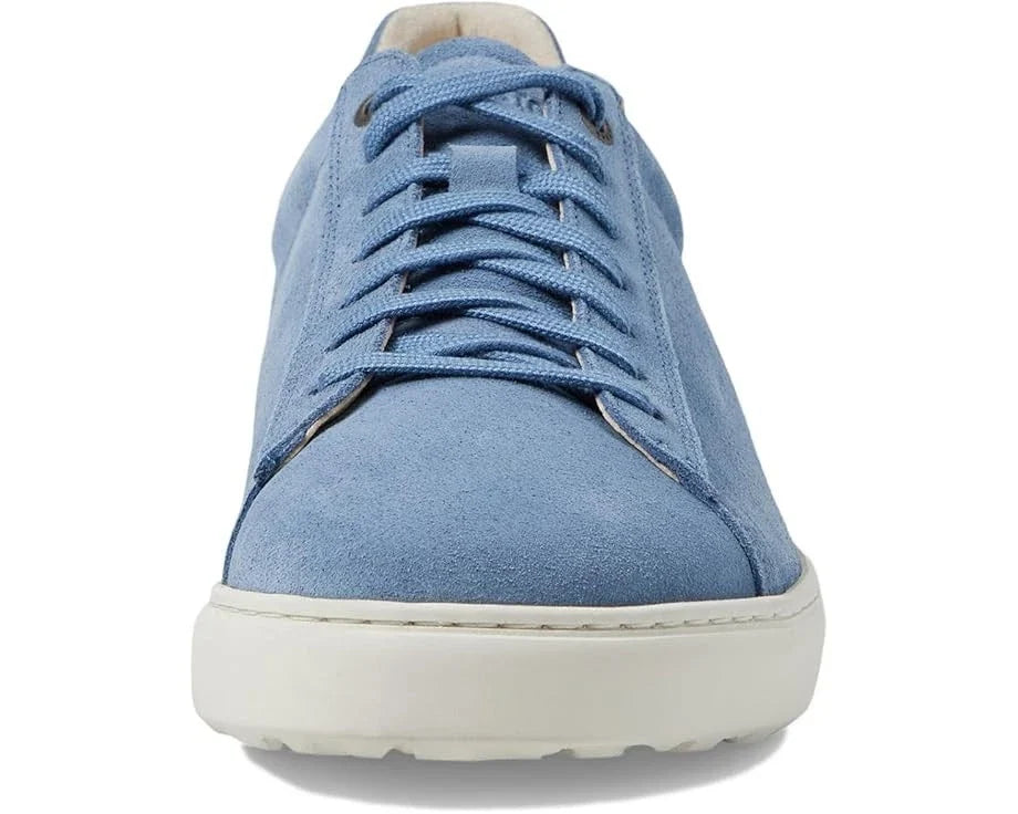 Men's Birkenstock Bend Sneakers Elemental Blue Suede Round Toe Shoes ZOGG2273
