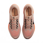 Men's Pegasus 41 Road Running Shoes In Fossil Stone Dark Obsidian Total Orange
