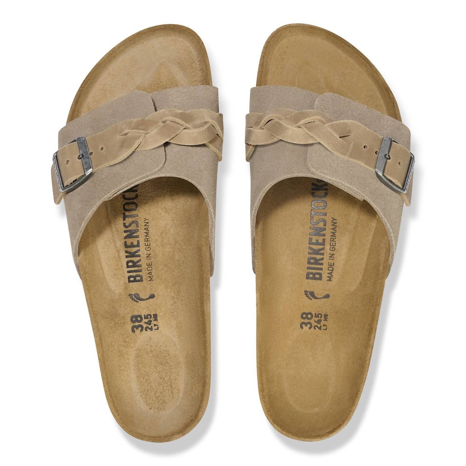 Women's Oita Braided Sandal - Narrow In Taupe