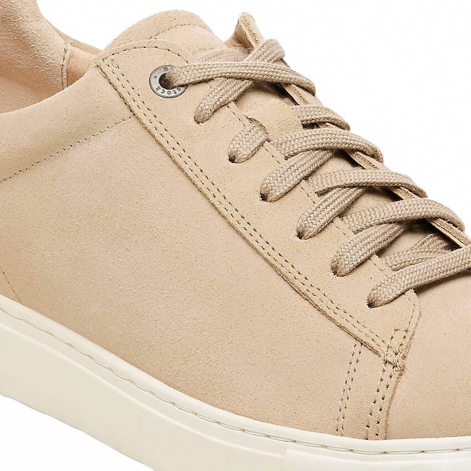 Women's Bend Suede Leather Sneaker In Sandcastle