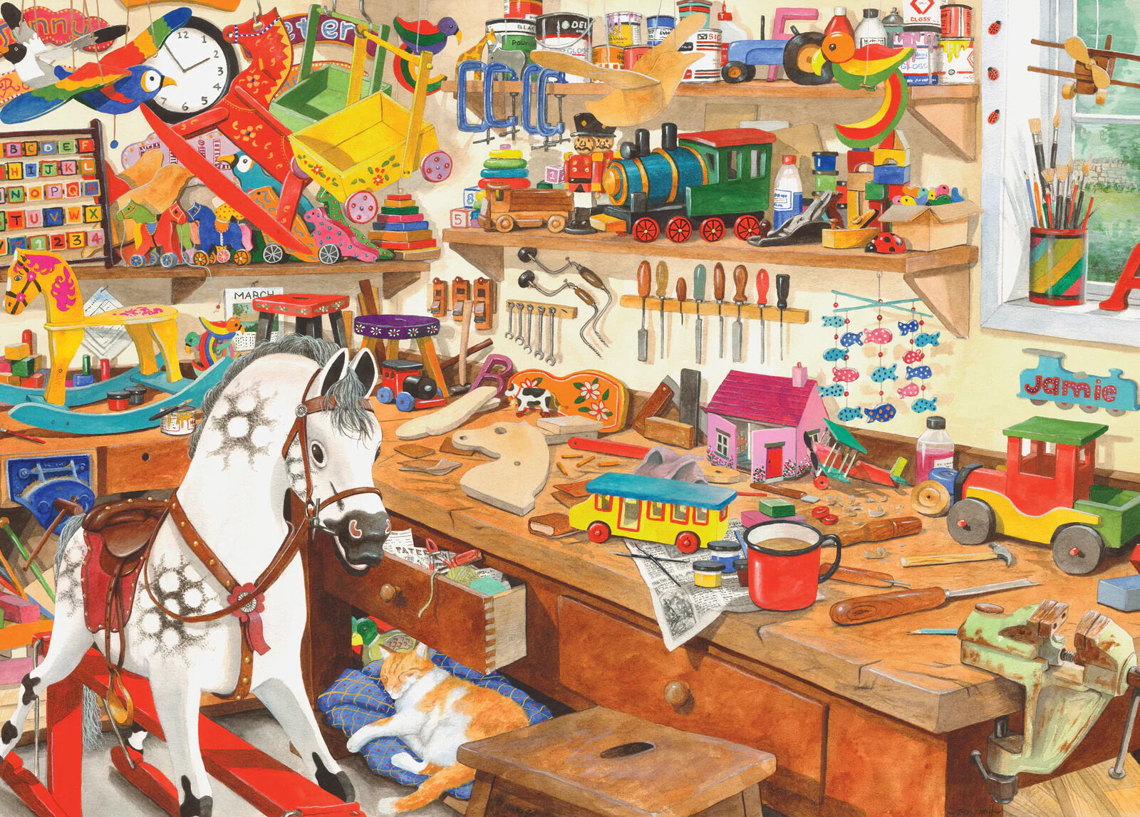 1000pc Made For You: Toymaker's Workshop