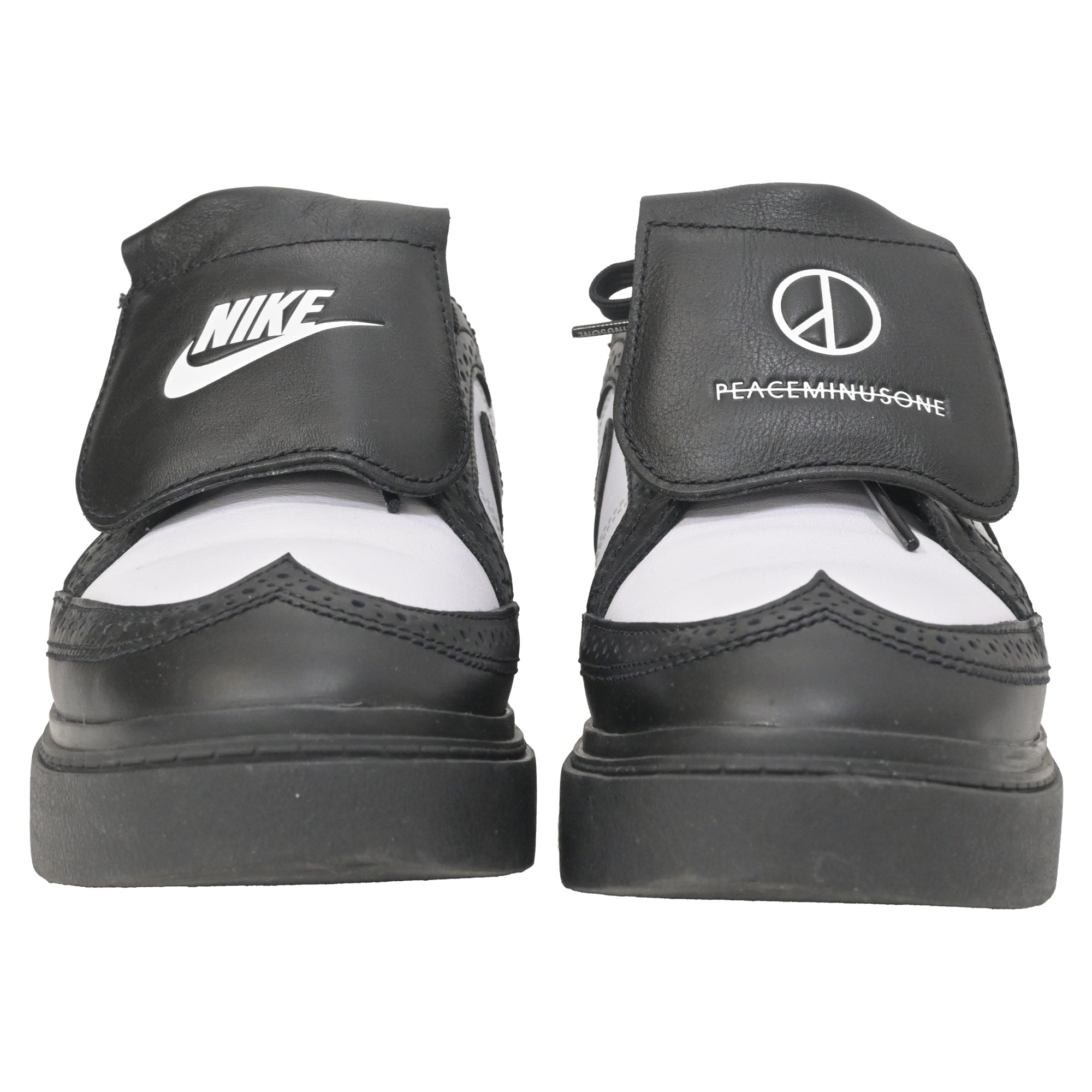 Nike x PEACEMINUSONE G-Dragon Kwondo 1 Sneakers in Black Leather