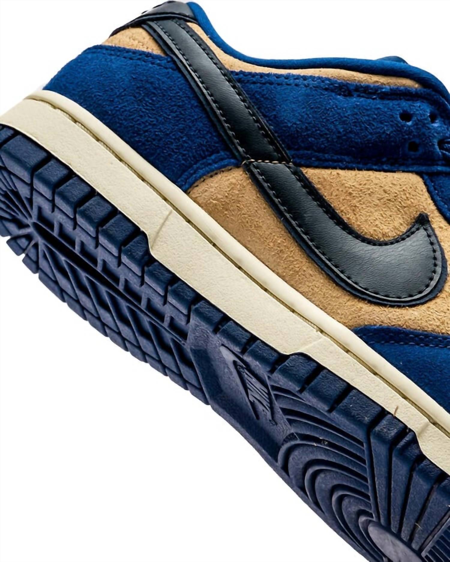 Women's Dunk Low Lx Sneakers In Deep Royal Blue/dark Obsidian-Sesame