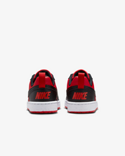 Kids Nike Court Borough Low Recraft DV5456-600 Big Red Black Sneakers FD705