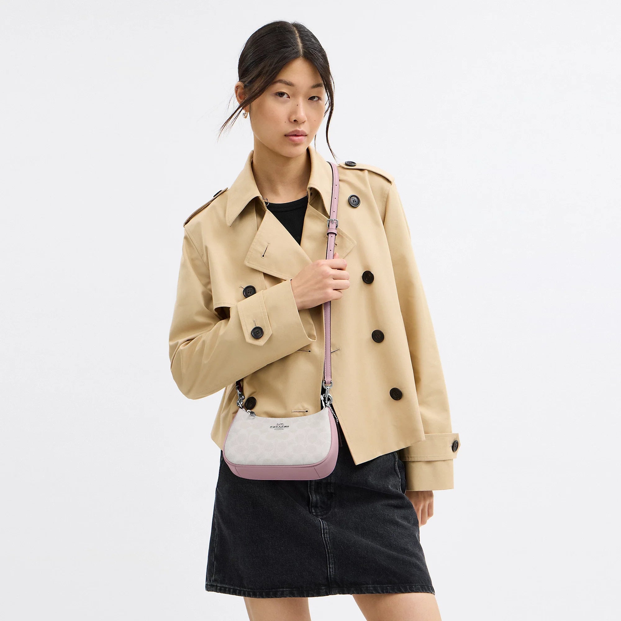 Coach Outlet Teri Mini Crossbody Bag In Signature Canvas