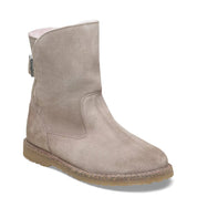 Men's Birkenstock Uppsala 102342 Boots  Gray Taupe Suede Shearling HAWK3158