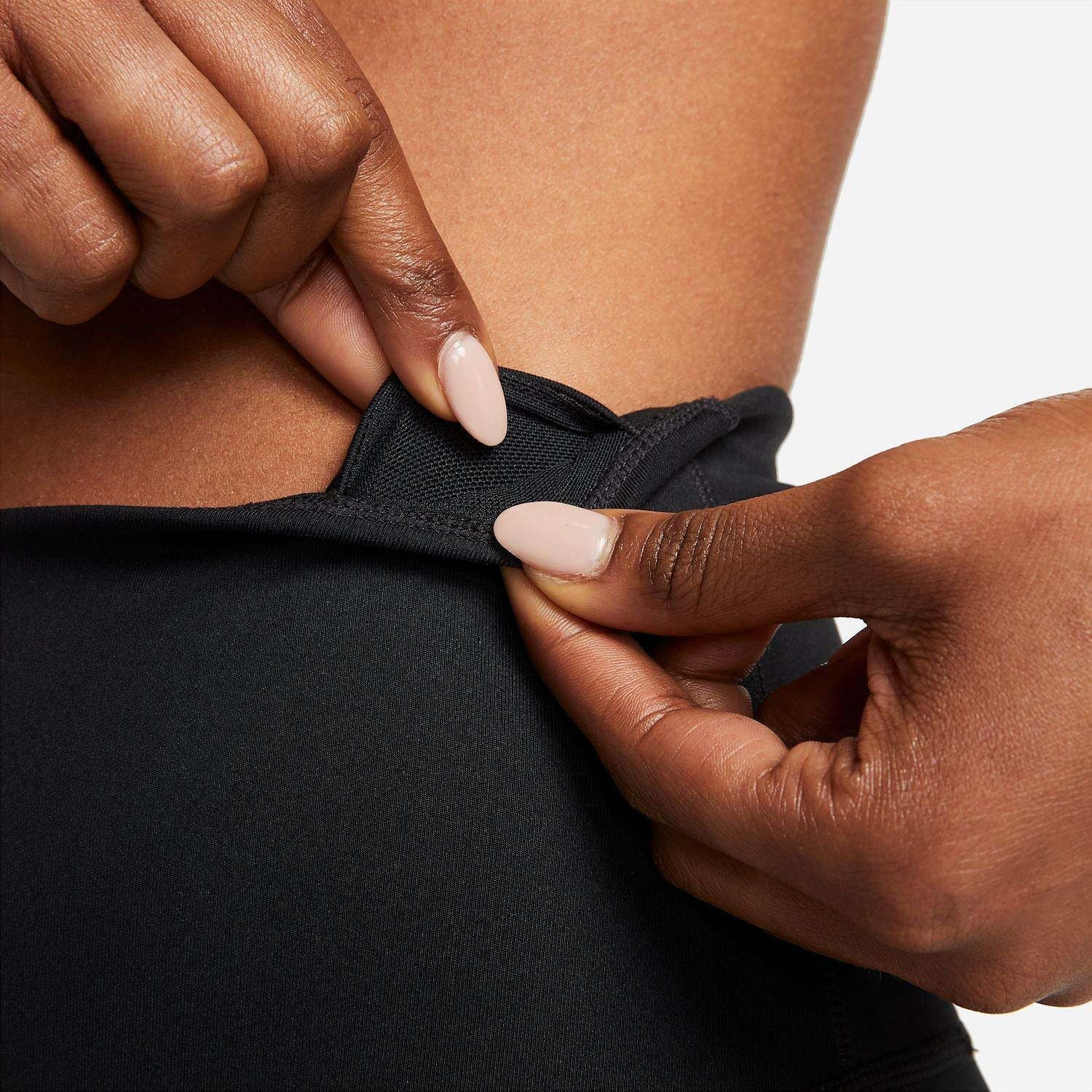 Women's Nike One Running Leggings Black Stretch High Rise Pull On FTS608