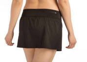 Midini Bikini Swim Top Separates And Skort Set In Black