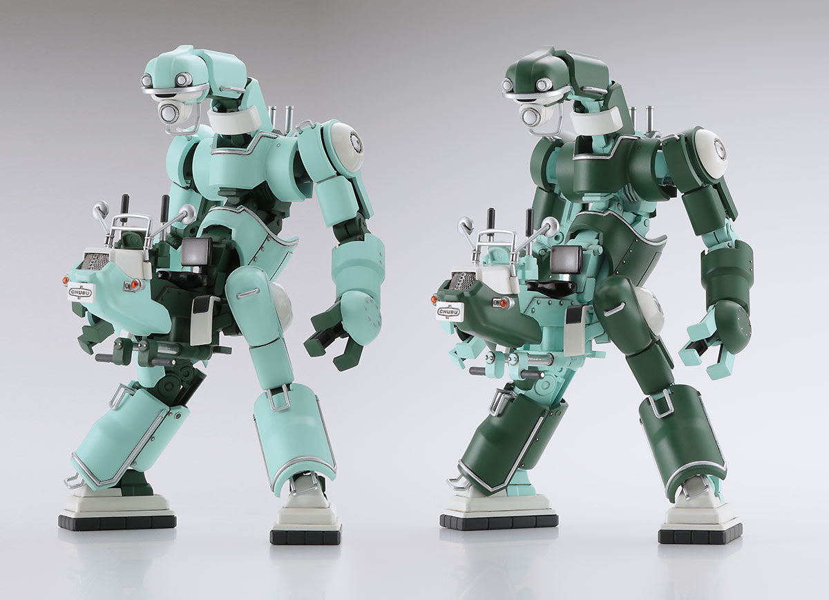 1/35 CHUBU 01 (LIGHT GREEN and GREEN) LIGHT WEIGHT MECHATROBOT 2Kits