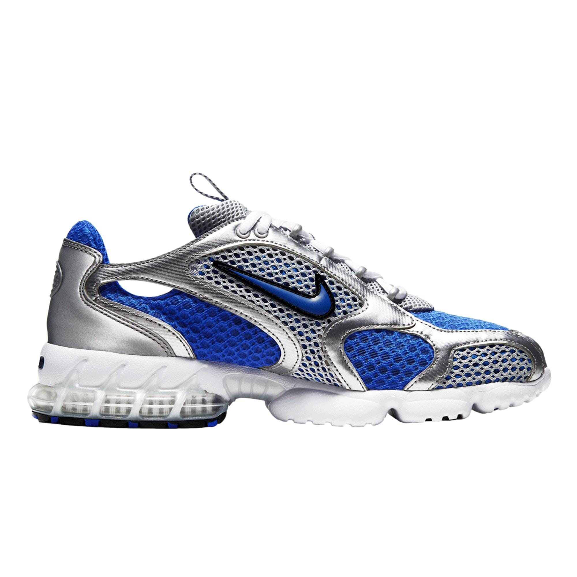 Nike Air Zoom Spiridon Cage 2 Metallic Silver / Varsity Royal  CJ1288-002 Men's