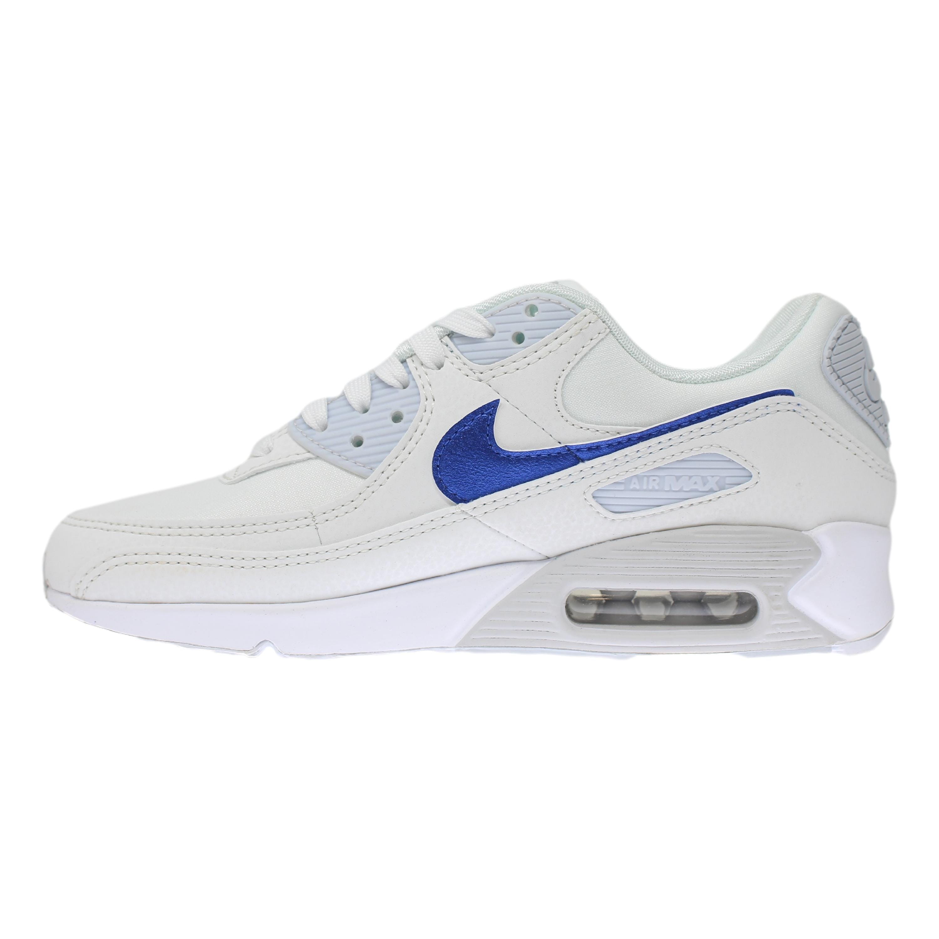 Nike Air Max 90 Summit White/Medium Blue  DX0115-100 Women's