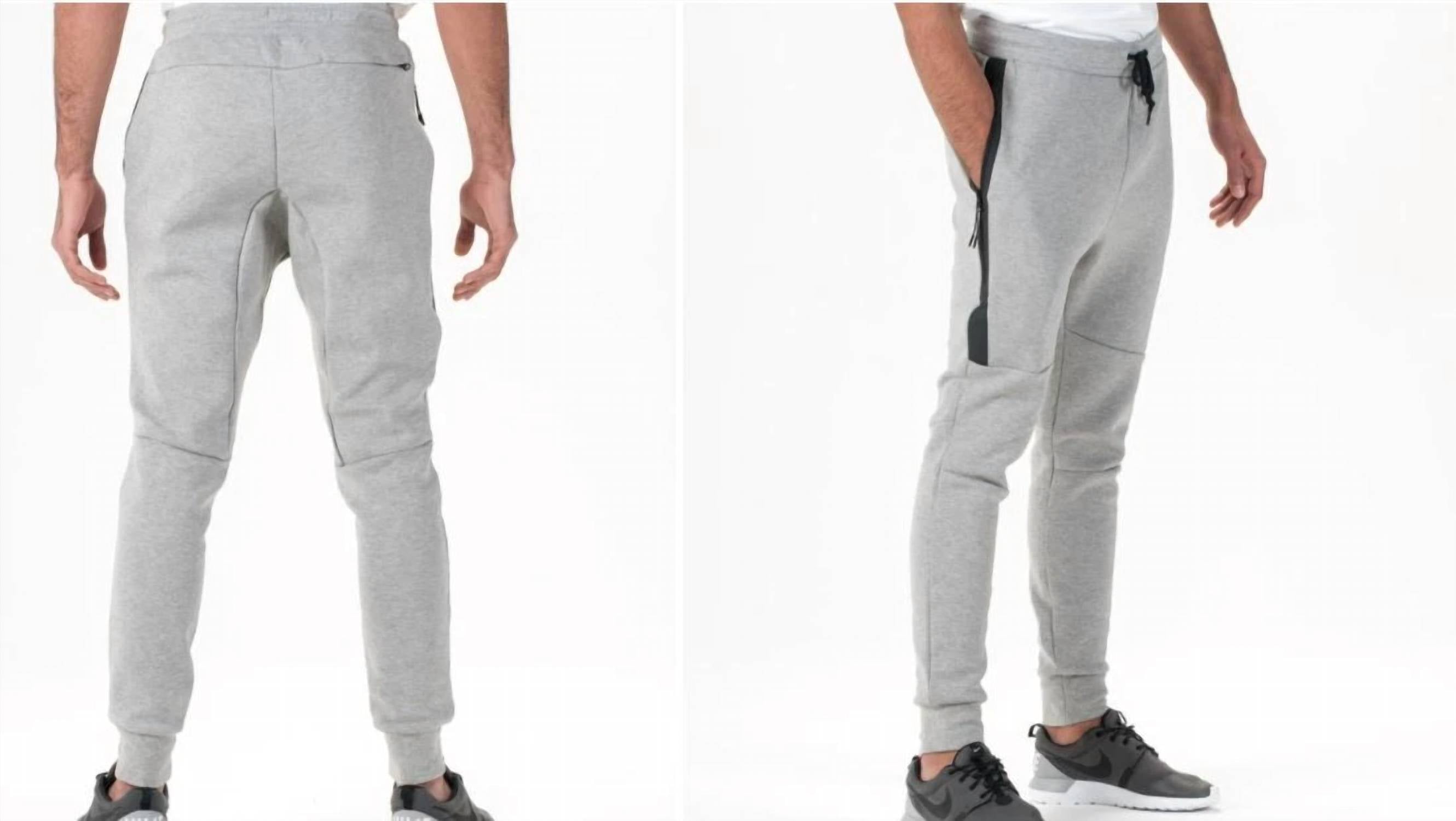 Tech Fleece Pants In Dark Grey Heather/black