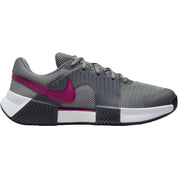 Men's Zoom Gp Challenge 1 Hc Tennis Shoe In Smoke Grey/sangria