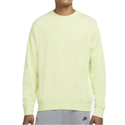 Men's Nike Sportswear Essentials+ French Terry Crew Sweatshirt Yellow DD4664-736