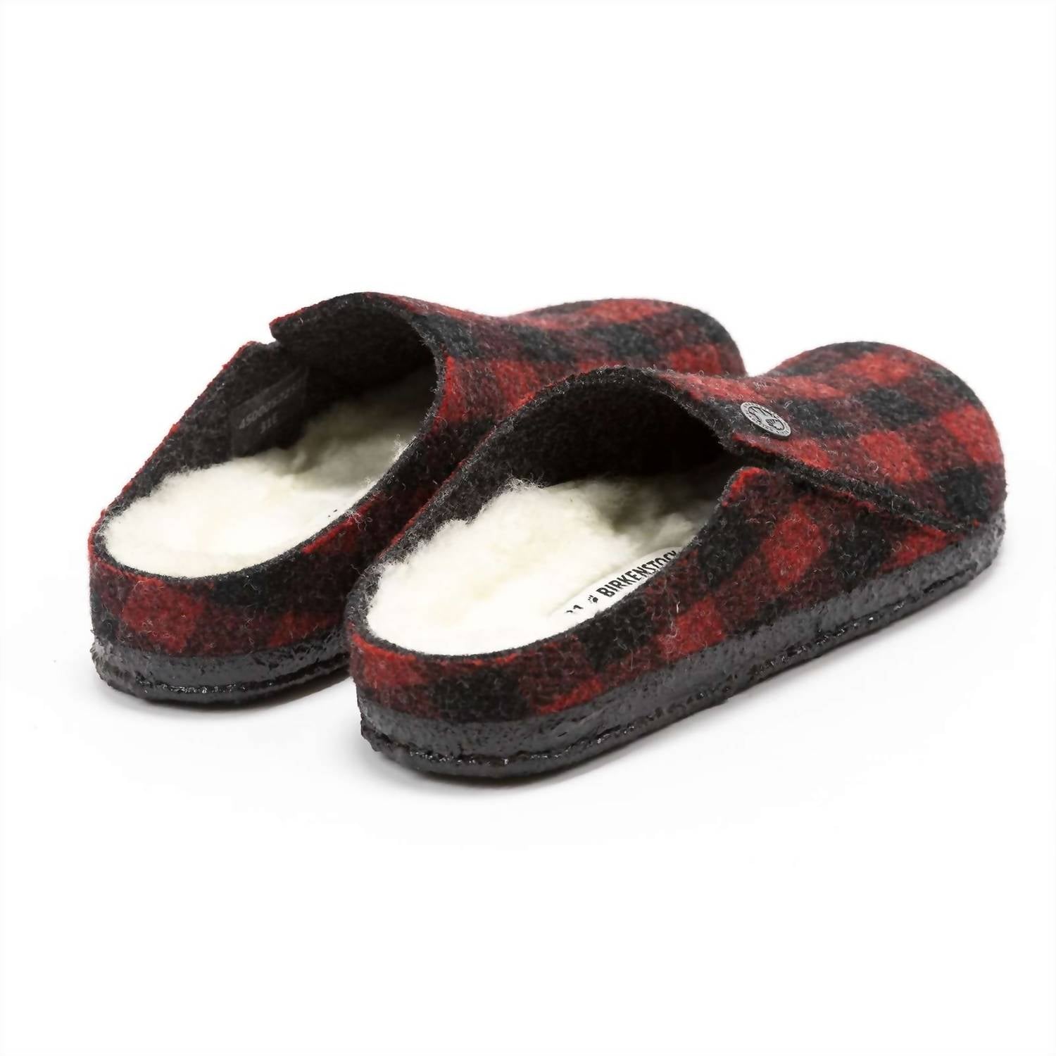 Girl's Zermatt Rivet Kids Comfort Clogs In Plaid Red