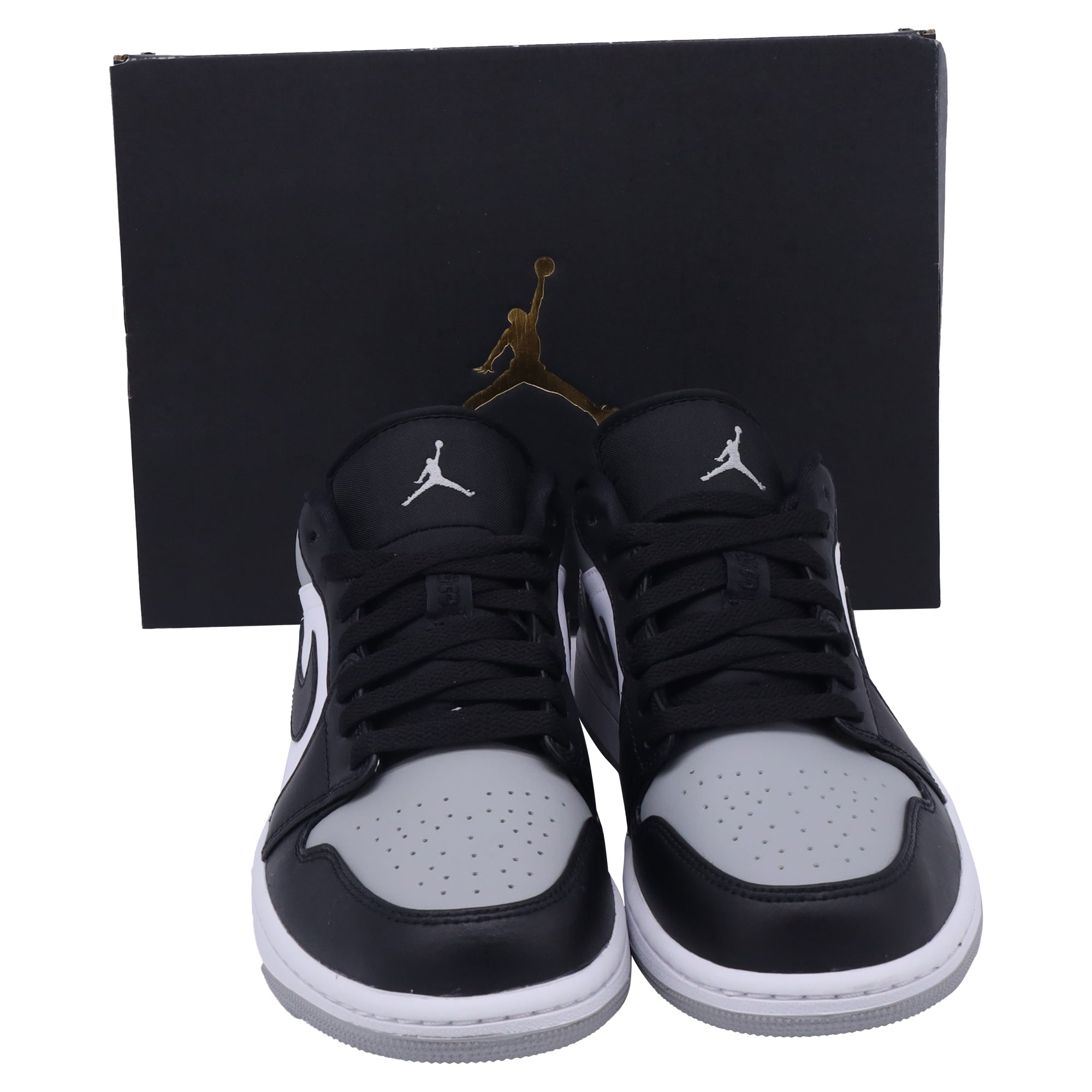 Nike Air Jordan 1 Low Sneakers in Shadow Toe Leather