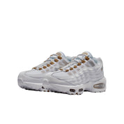 Grade-School Nike Air Max 95 BB LTR White / Metallic Gold - Black II4130-102