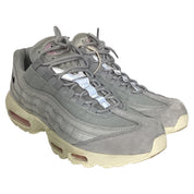 Nike Air Max 95 Grey Pink Foam Sneakers in Grey Suede