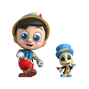 2pc Pinocchio 1940 & Jiminy Cricket Cosbaby Figure Collectable Fun Play Toy