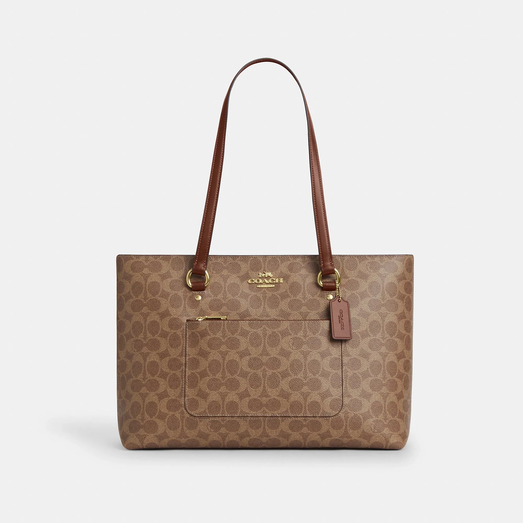 Coach Outlet Station Tote Bag In Signature Canvas
