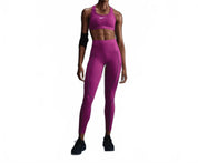 High Waist Pocket Tight In Hot Fuchsia