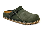 Women's Lutry Suede Clogs In Thyme