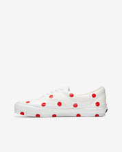 CDG Girl - Women's Vans Polka Dot Sneakers - (White/Red)