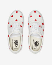 CDG Girl - Women's Vans Polka Dot Sneakers - (White/Red)