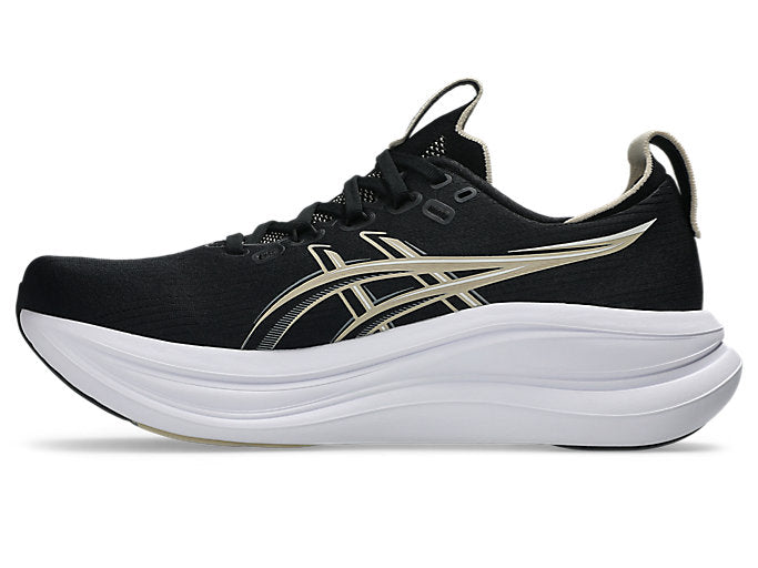 Men's Gel-Nimbus 28 WIDE (002 - Black/Feather Grey)