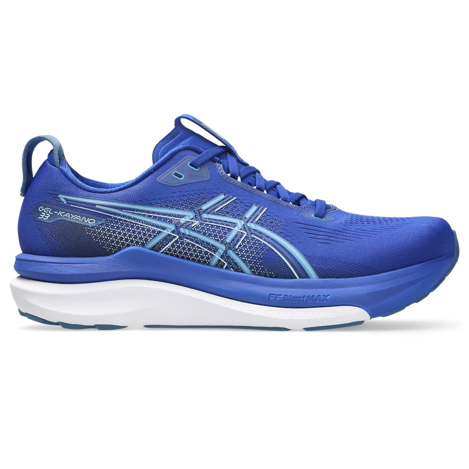 Men's Gel-Kayano 33 (400 - Prussian Blue/White)