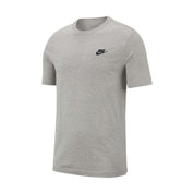 MENS NIKE SPORTSWEAR CLUB T-SHIRT_DK GREY HEATHER/BLACK
