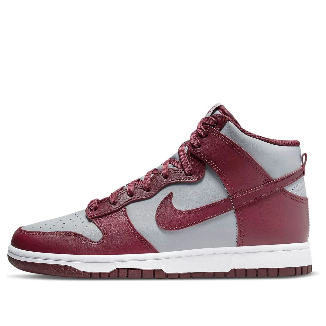 Men's Nike Dunk High Retro DD1399-600 Sneakers Dark Beetroot Gray Lifestyle Shoes