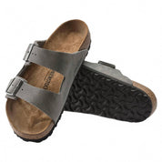 Women's Arizona Nubuck Leather Sandals In Desert Buck Whale Gray (Regular/wide)