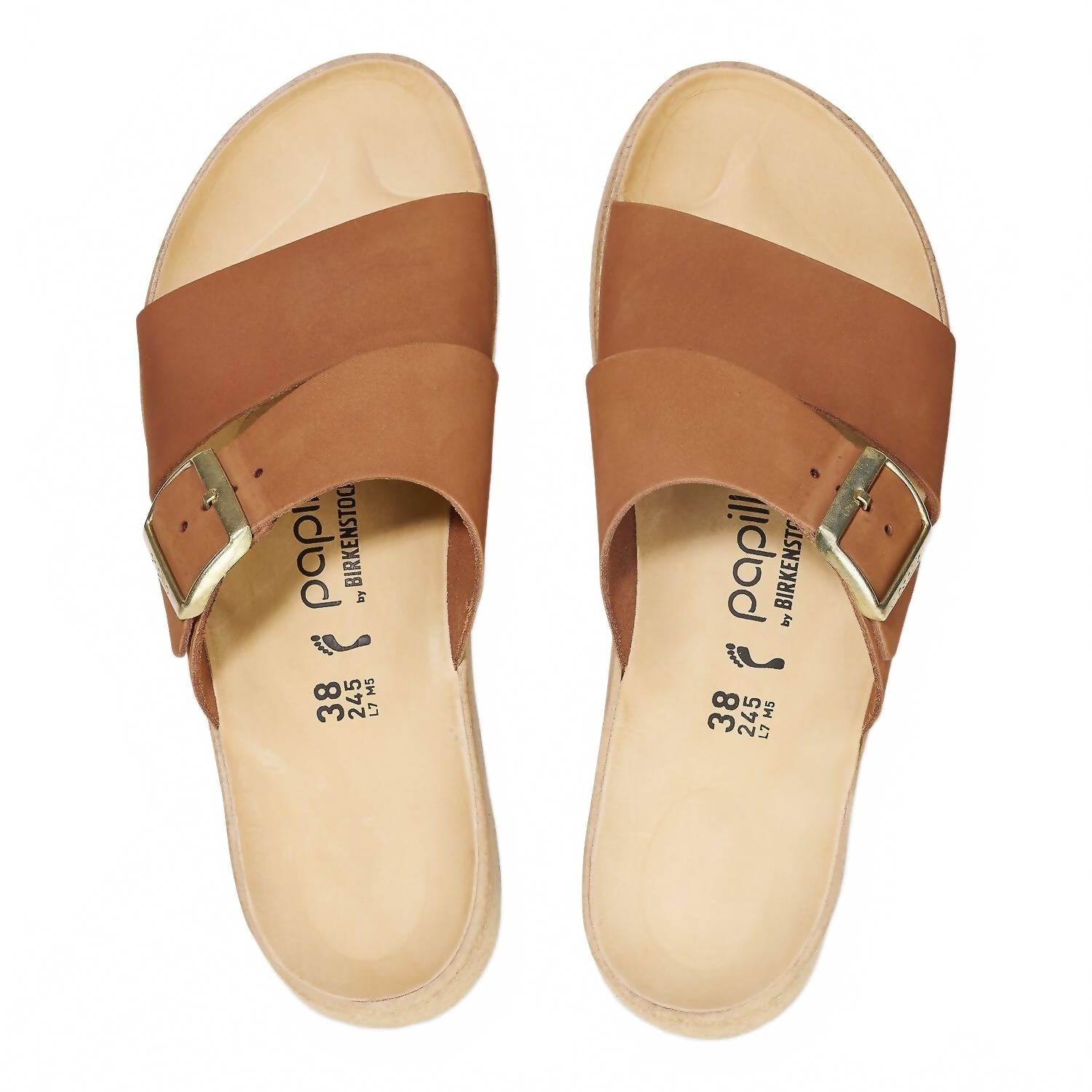Women's Almina Sandal In Pecan Nubuck