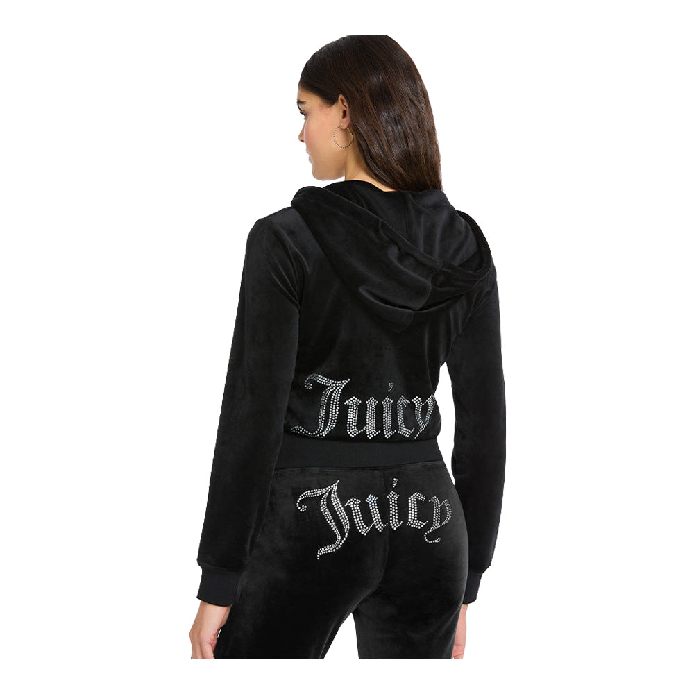 Juicy Couture Women's OG Big Bling Velour Hoodie