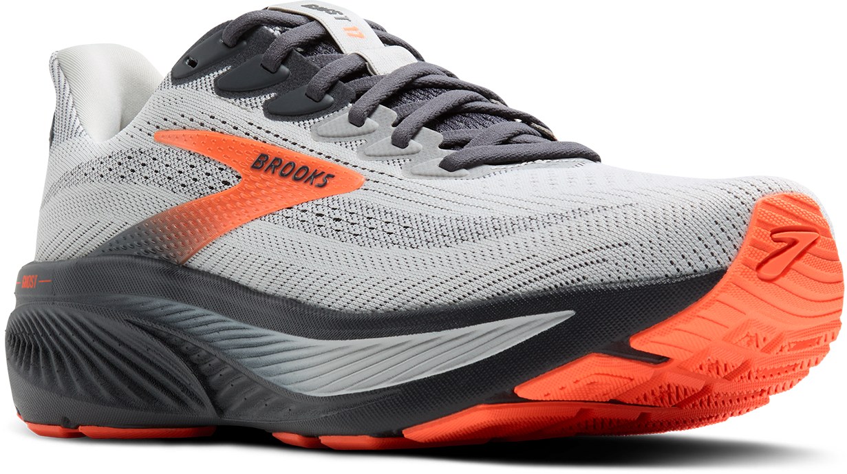 Men's Ghost 17 (048 - Oyster Mushroom/Orange/Ebony)