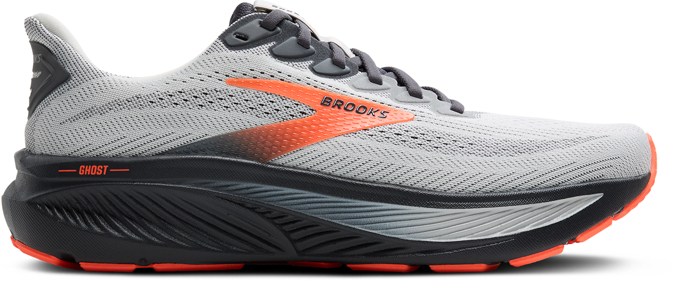 Men's Ghost 17 (048 - Oyster Mushroom/Orange/Ebony)