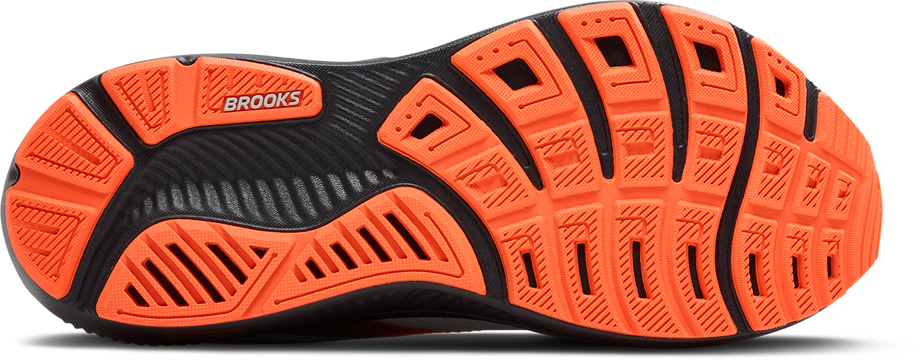 Men's Ghost 17 WIDE (048 - Oyster Mushroom/Orange/Ebony)
