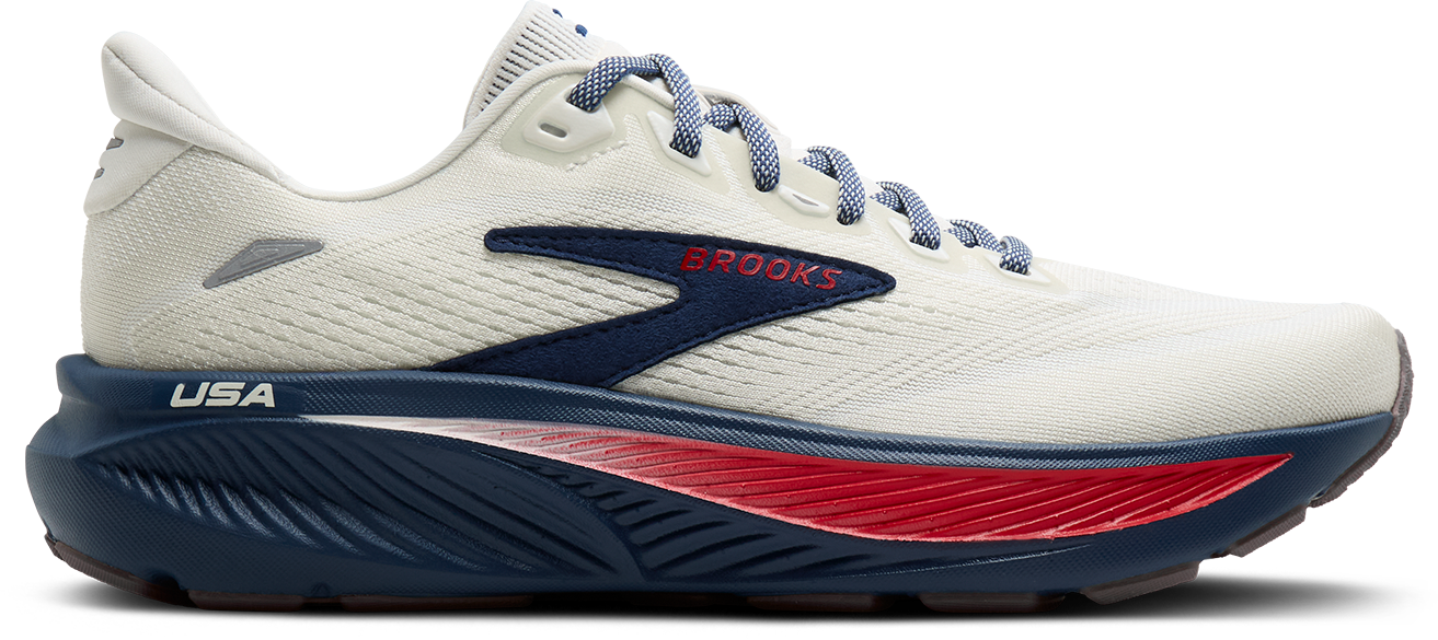 Men's Ghost 18 "Stars and Strides" (231 - Coconut/Red/Blue)