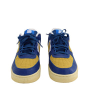 Nike Air Force 1 Low SP Sneakers in Court Blue Lemon Drop White Leather
