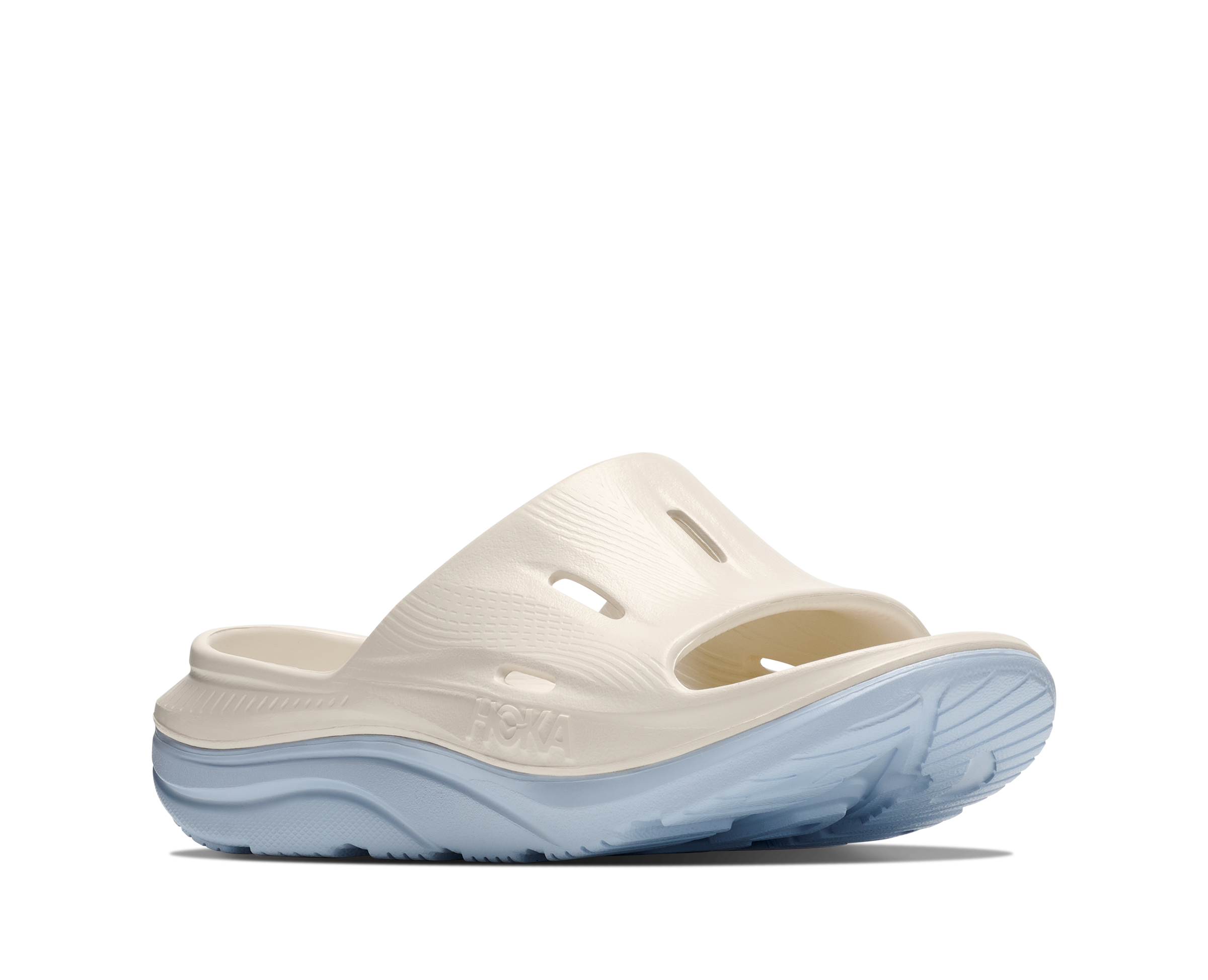 Unisex Ora Recovery Slide 3 (ARMB - Alabaster/Ambient Blue)