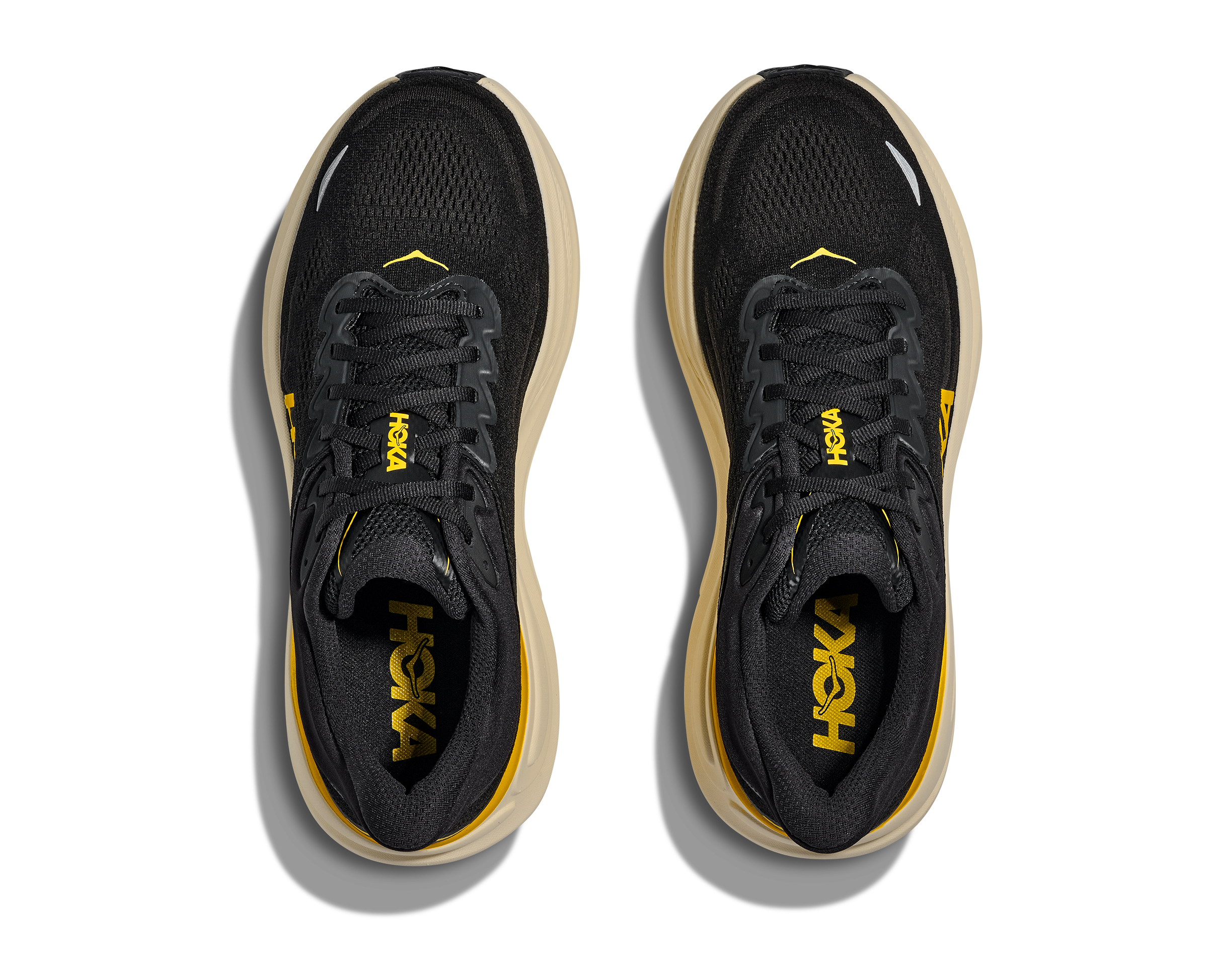 Men's Bondi 9 (CWG - Carbon Black/Yellow Gold)