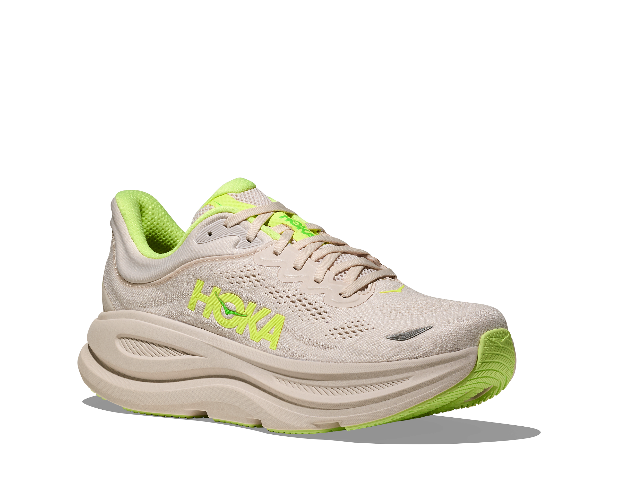 Men's Bondi 9 WIDE (GYZ - Grout/Neon Yuzu)