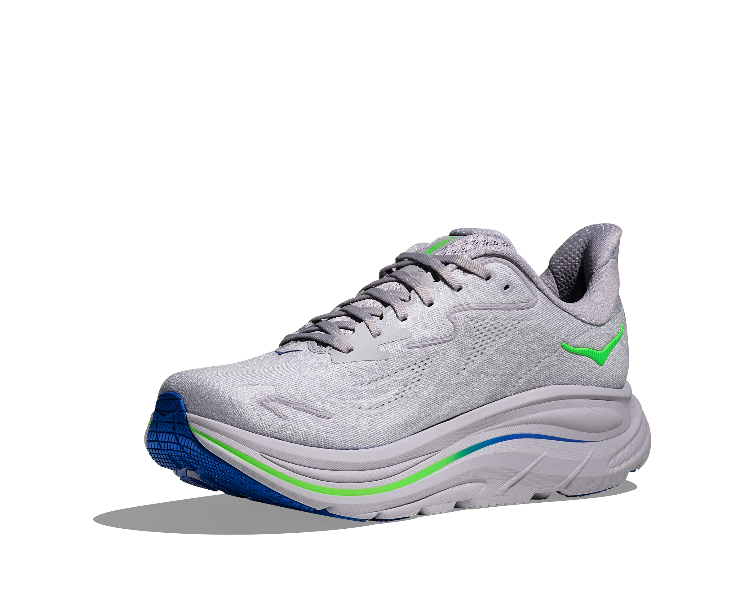 Men's Clifton 10 (AYNN - Ash Grey/Neon Green)