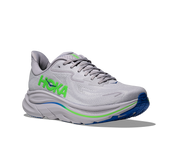 Men's Clifton 10 (AYNN - Ash Grey/Neon Green)
