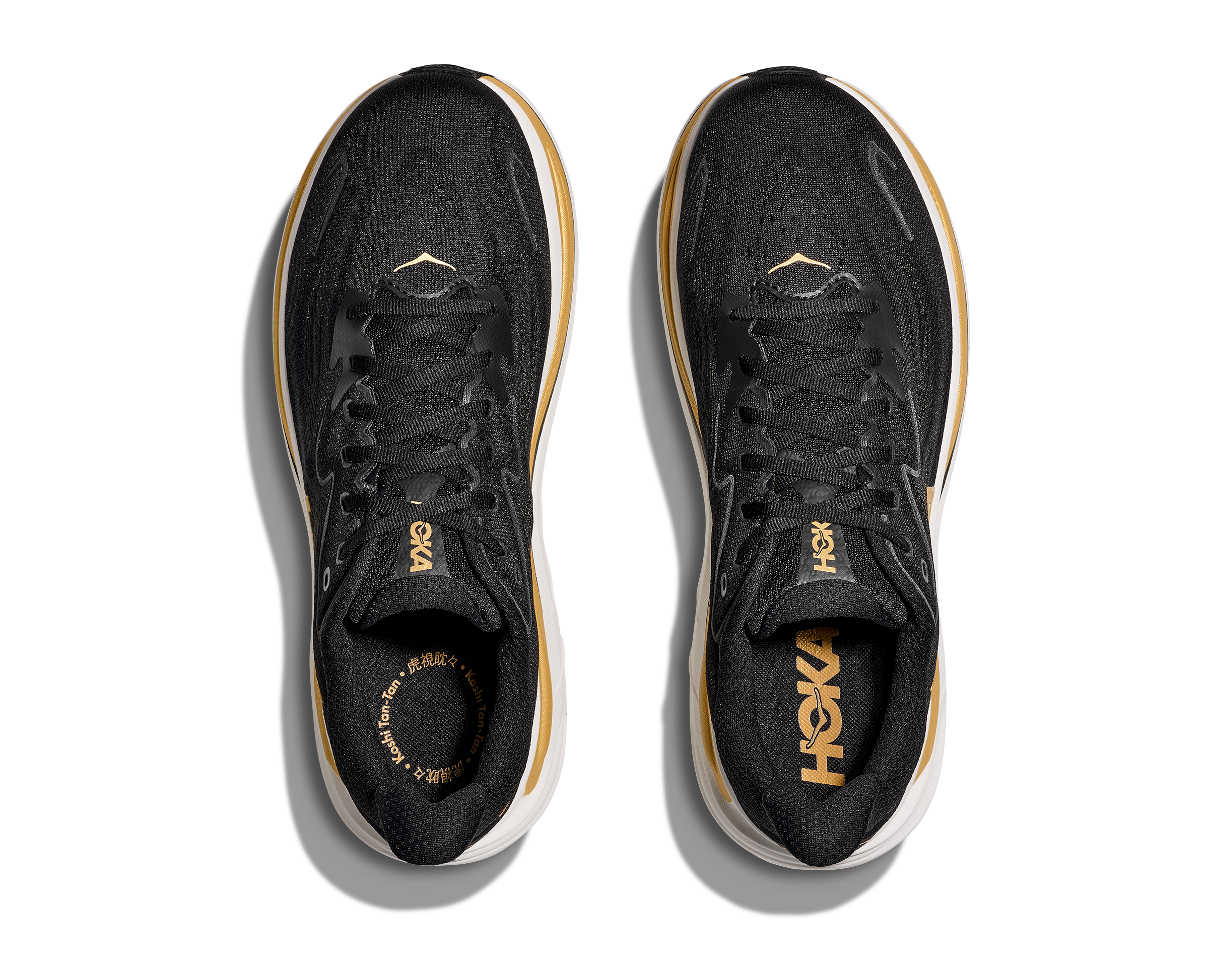 Men's Clifton 10 (BKGD - Black/Gold)