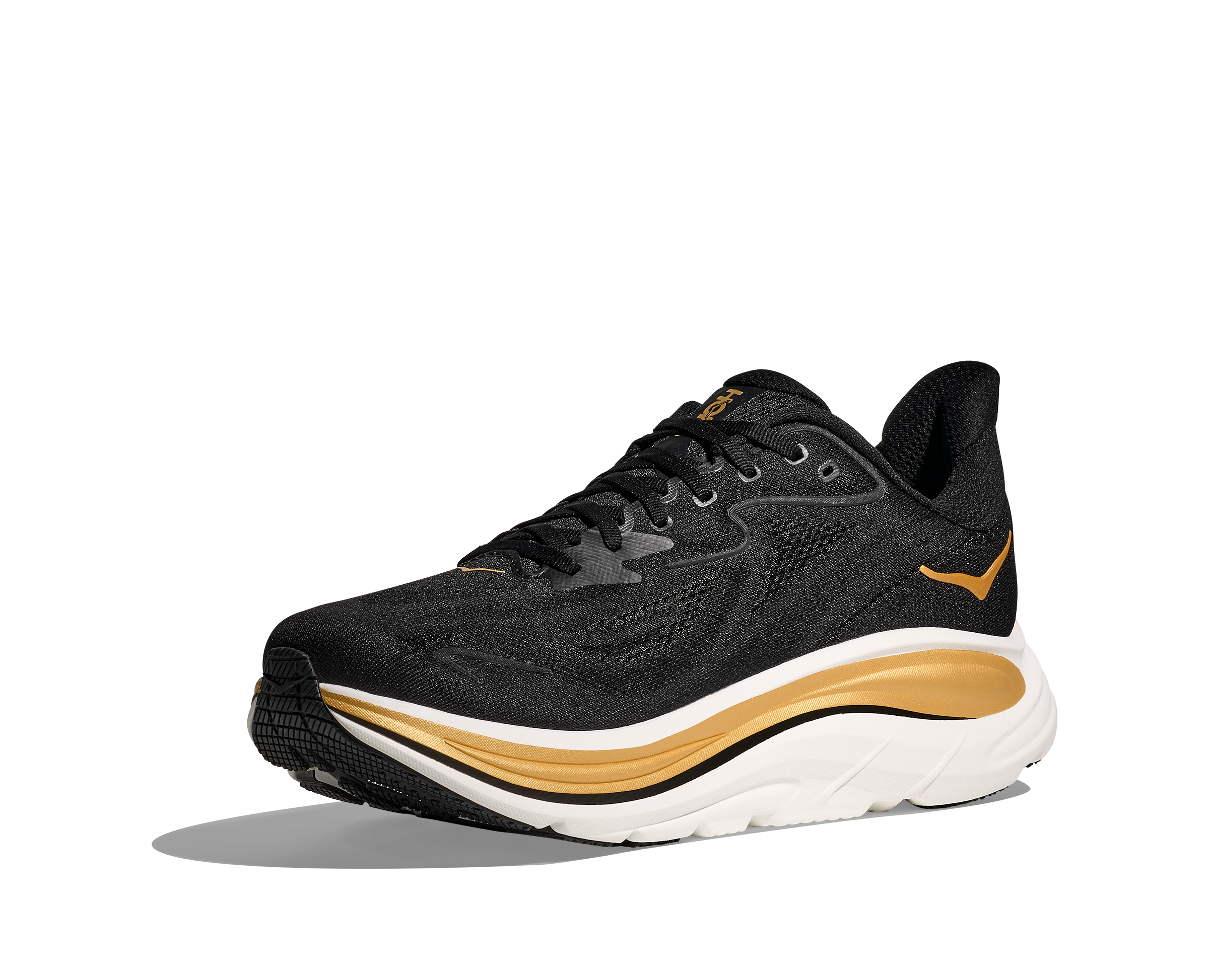 Men's Clifton 10 (BKGD - Black/Gold)