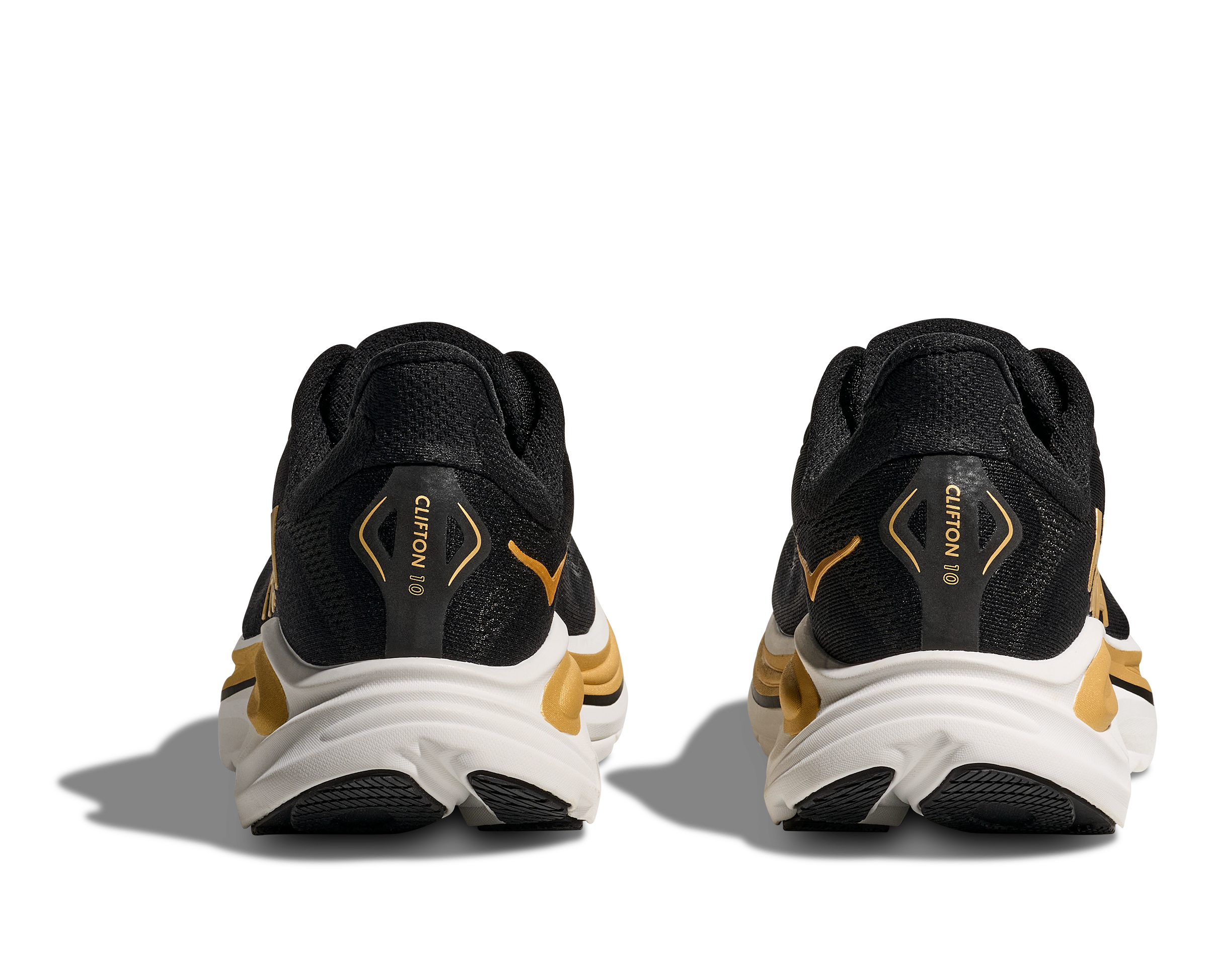 Men's Clifton 10 (BKGD - Black/Gold)