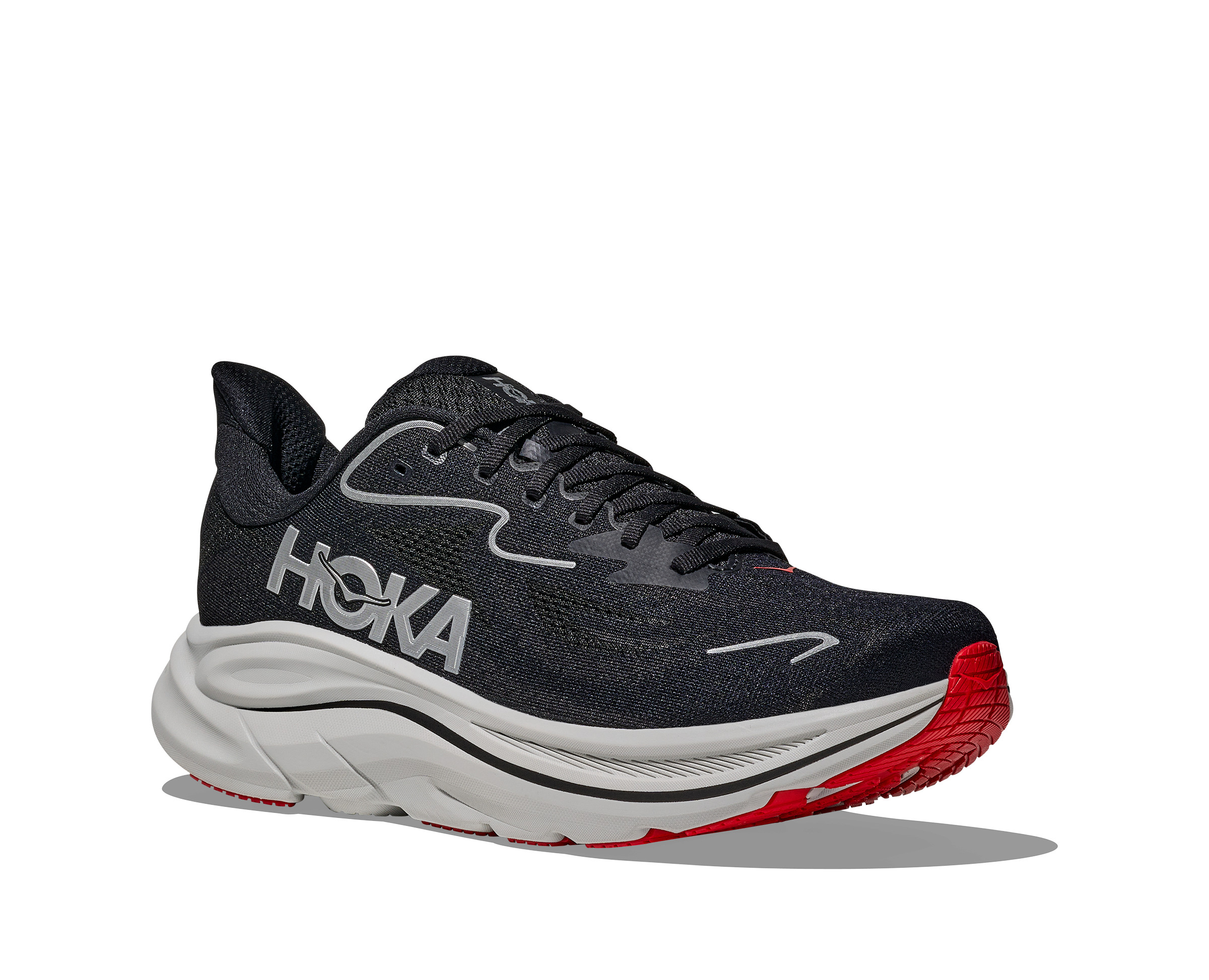 Men's Clifton 10 (BKSV - Black/Silver)