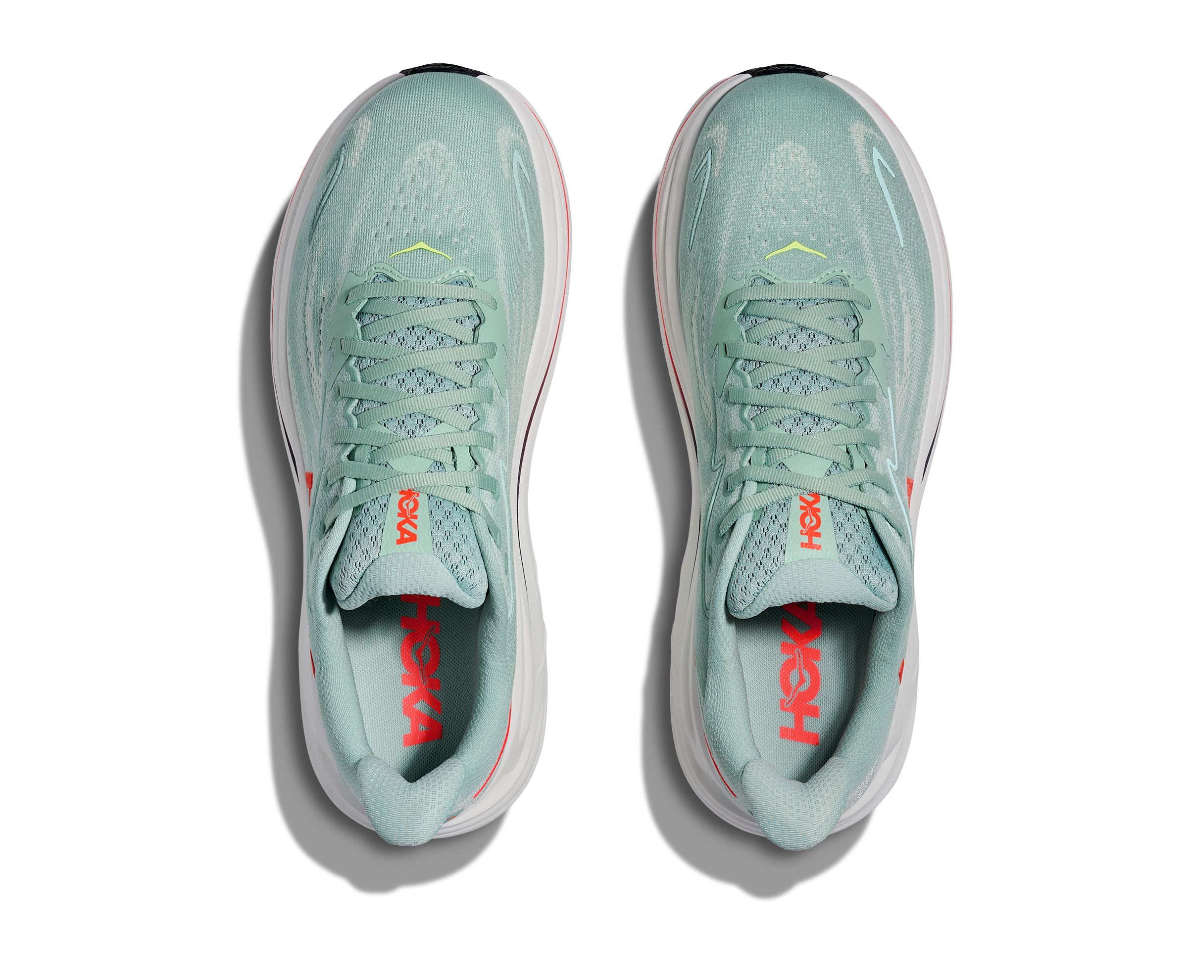 Men's Clifton 10 (SGNN - Sage/Neon Flame)